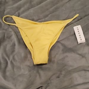 Pastel yellow bikini bottoms
